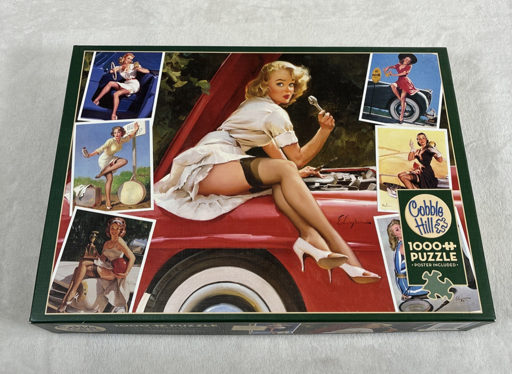 Roadside Attractions Cobble Hill Puzzle - 1000 Pieces Gil Elvgren 51756 Chrty